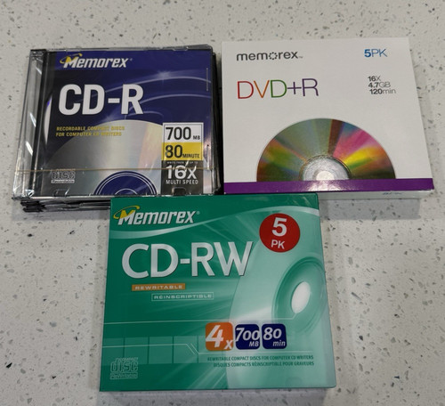 Memorex blank rw dvd - memorex, cd-rw